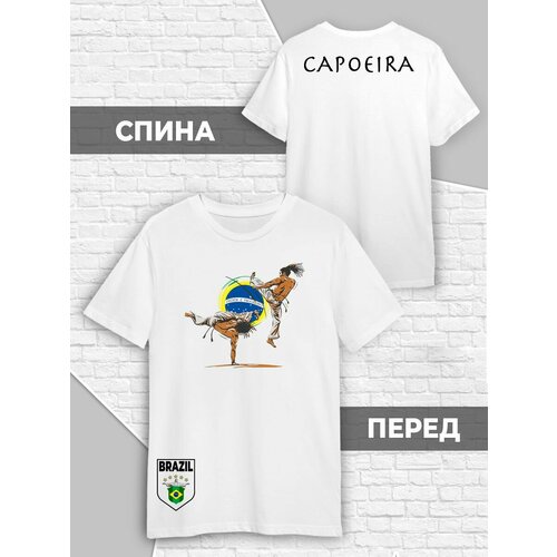 фото Футболка, размер m (46-48), белый printech