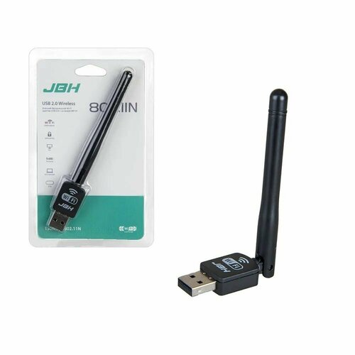 USB Wi-Fi адаптер JBH WP-01 с антенной 5dBi usb wi fi адаптер с двойной антенной 2 4 5ghz ax1800 wi fi 6