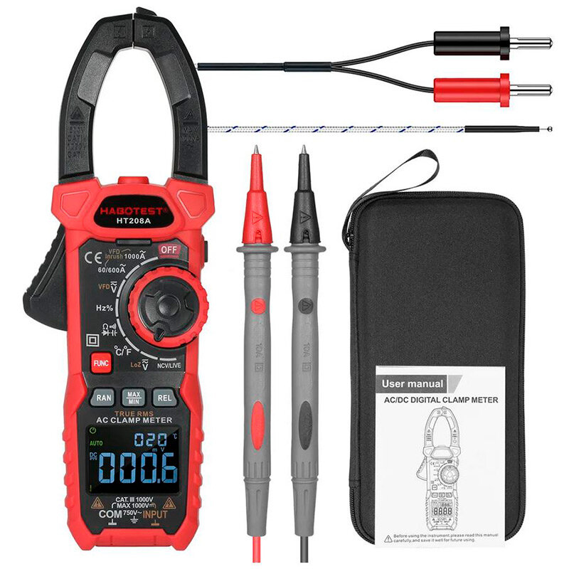фото Токовые клещи Habotest HT208A