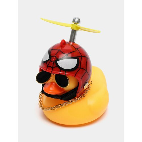Игрушка Утка в шлеме и очках с пропеллером в машину Цвет Алый 799₽