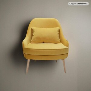 Кресло "Нагария Gl" ткань Maserati yellow, желтый