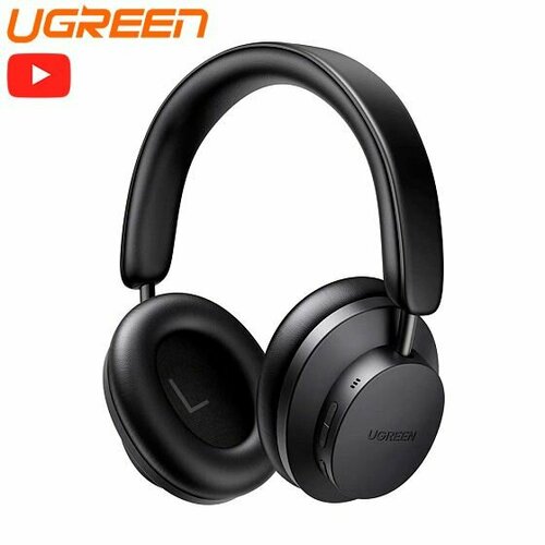 Беспроводные накладные наушники UGREEN HP106 HiTune Max3 Hybrid Active Noise-Cancelling Headphones с функцией шумоподавления Черный 10440₽