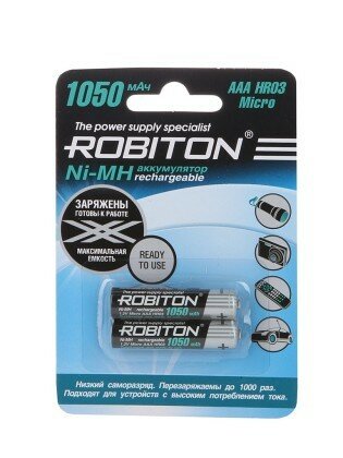 Аккумулятор ROBITON RTU1050MH-2 1 шт.