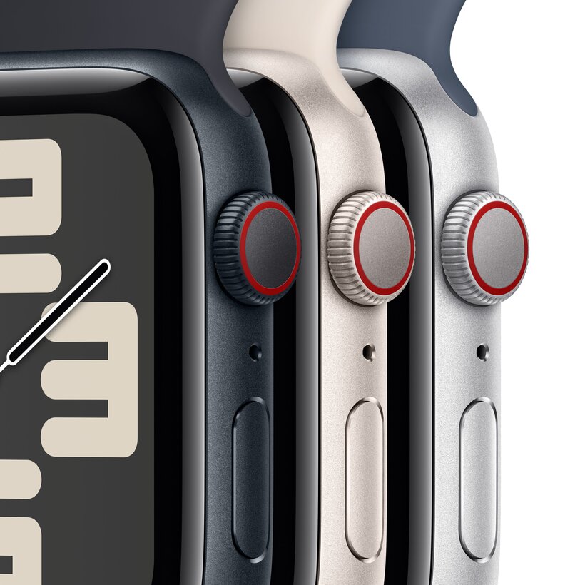 Умные часы Apple Watch Series SE 2023 40mm M/L (MRE33LL/A) Silver/Blue - фото №7