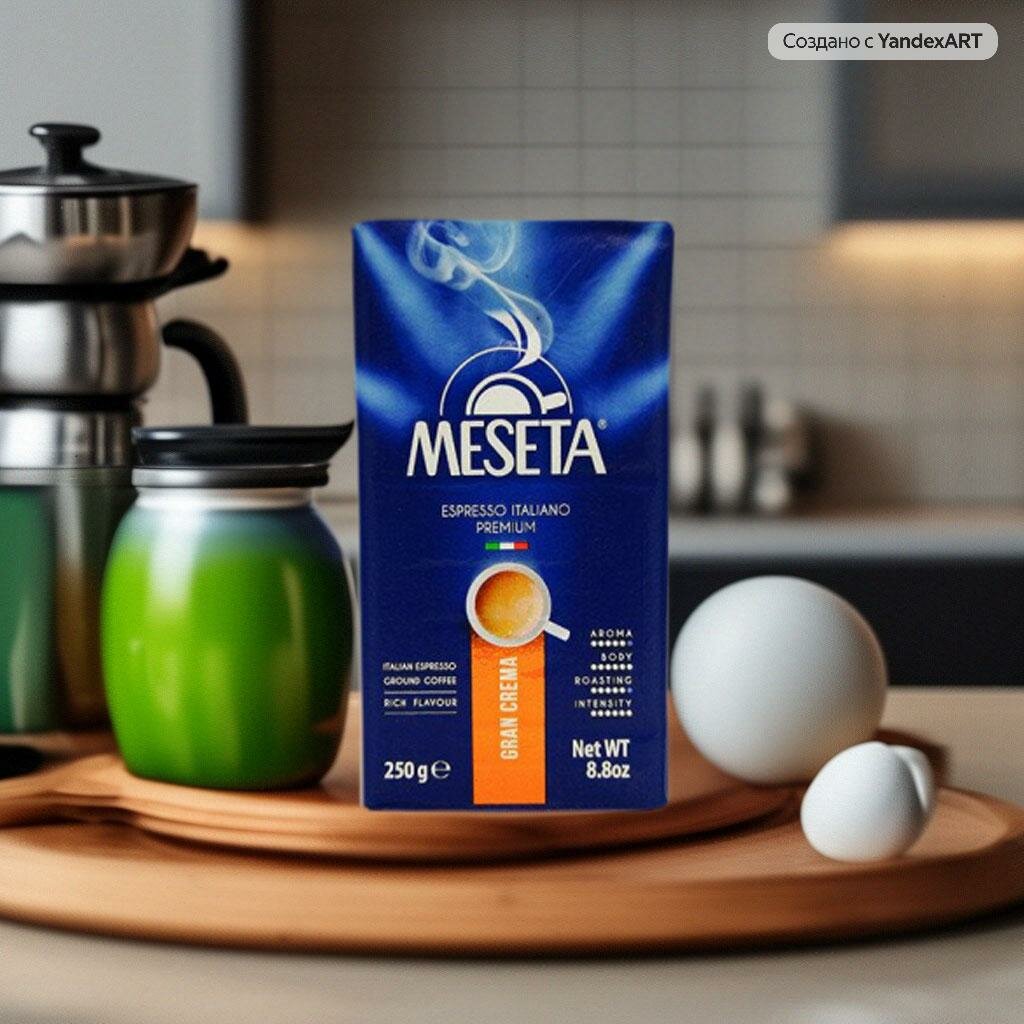 Кофе Meseta Gran Crema молотый 250 г - фото №5