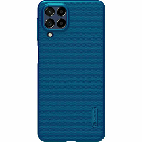 Накладка Nillkin Frosted Shield пластиковая для Samsung Galaxy M53 5G SM-M536 Blue (синяя) дисплей в сборе с рамкой для samsung m53 5g sm m536 синий