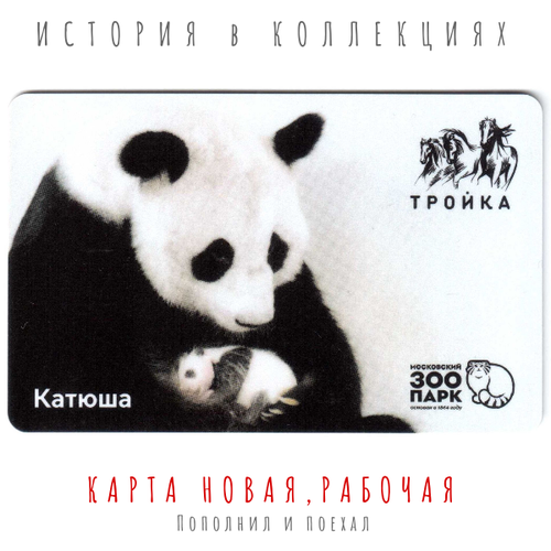Тройка Панда Катюша Тип 3 коллекционная карта 632₽