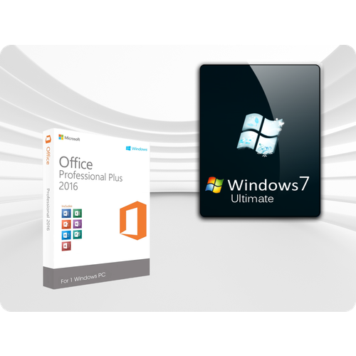 Microsoft Windows 7 Ultimate + OFFICE 2016 Pro Plus / Полный пакет / Лицензия / Русский язык microsoft office 2016 pro plus