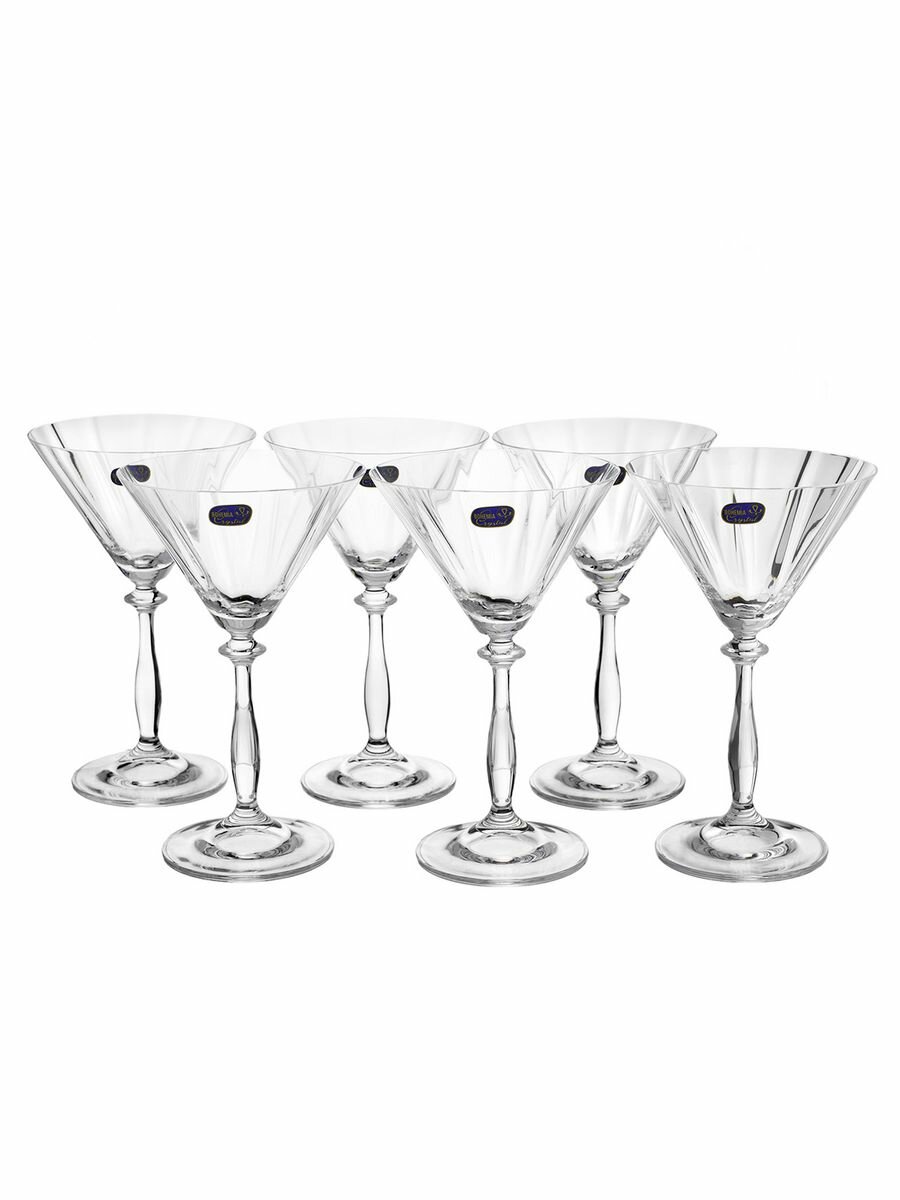 фото Бокалы Bohemia Crystal белый