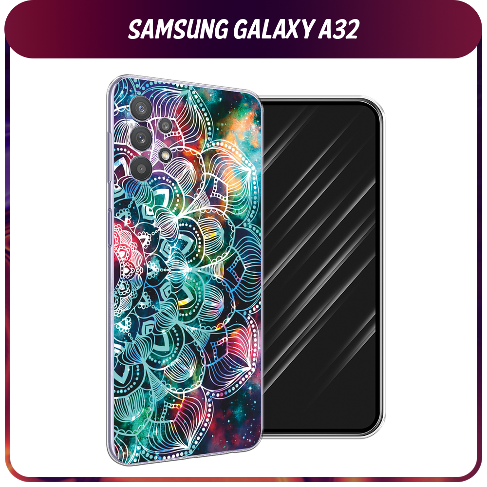 Силиконовый чехол на Samsung Galaxy A32 / Самсунг Галакси А32 "Мандала космос"
