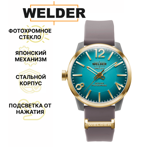 фото Наручные часы welder wwrl2000, серый, желтый