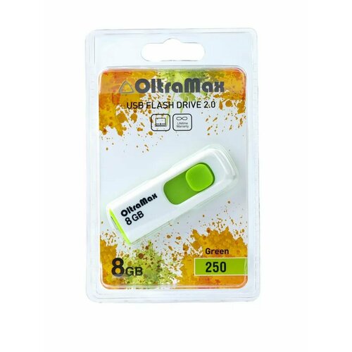 USB флеш накопитель OM-8GB-250-зеленый