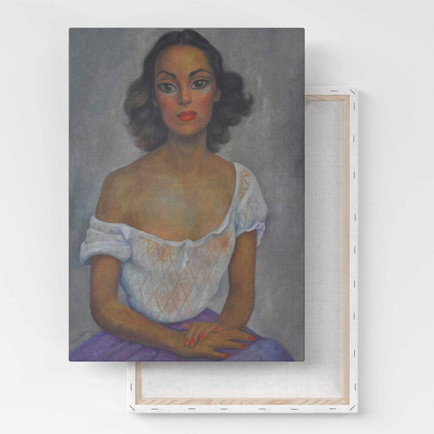 Картина на холсте, репродукция / Диего Ривера - Portrait of Dolores del Rio / Размер 30 x 40 см