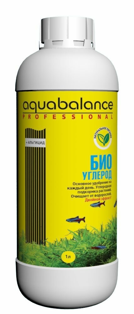 Удобрение Aquabalance Био-углерод+альгицид 1000мл, шт