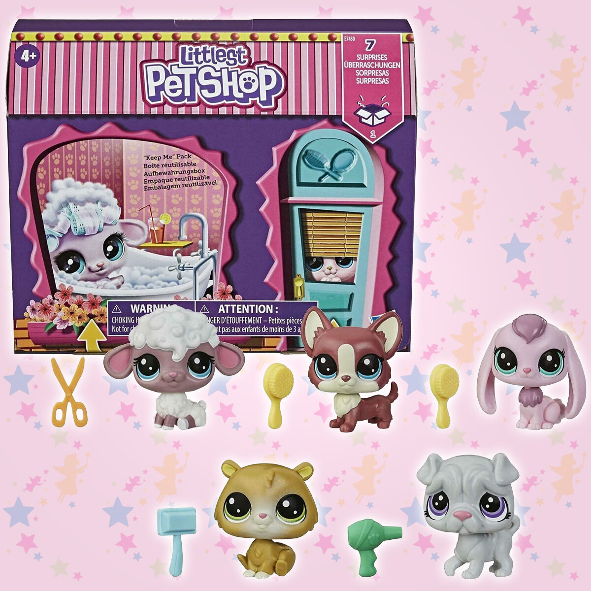 Фигурка Игровой набор Литтлест пет шоп Груминг-салон для питомцев Littlest Pet Shop