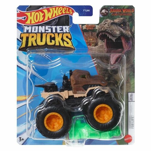 HVH70 Машинка металлическая игрушка Hot Wheels Monster Trucks Монстр трак коллекционная модель TYRANNOSAURUS REX hvh73 машинка металлическая игрушка hot wheels monster trucks монстр трак коллекционная модель battle cat