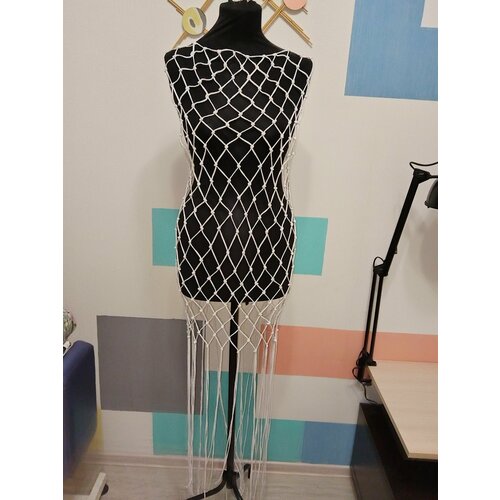 фото Платье размер 40-48, белый нет бренда