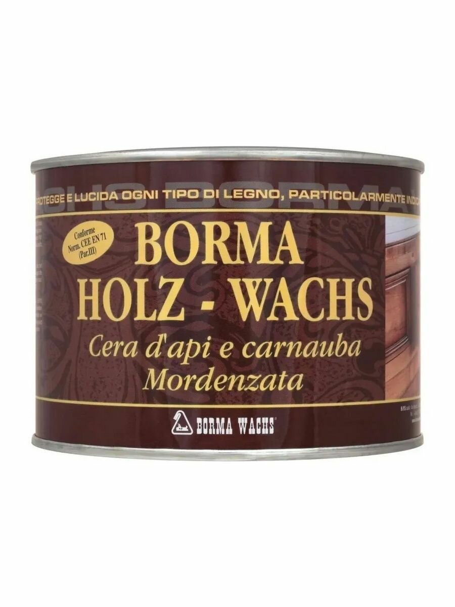 Воск пчелиный Borma Holzwachs Bee's 500 мл 52 Темный дуб 0120RS