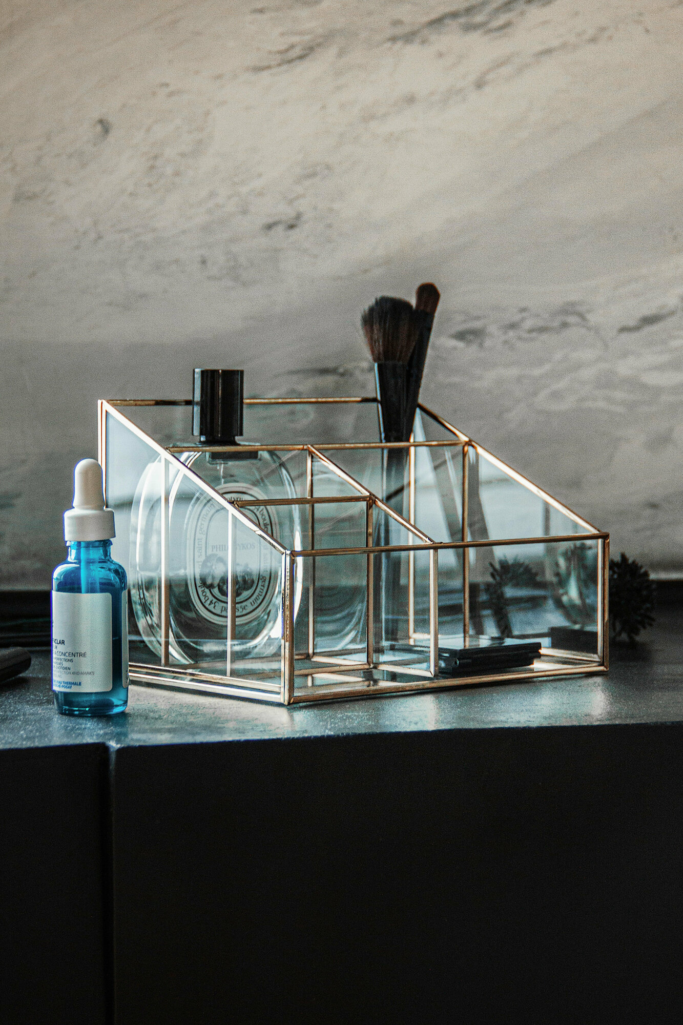 Органайзер IsmatDecor, 4 отделения, бесцветный, металл/пластик/стекло, 25х20х19 см — фото 1