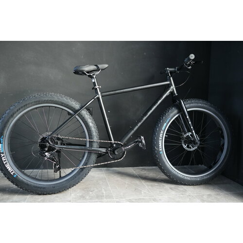 фото Велосипед фэтбайк fatbike time try tt222/8s 26" алюминиевая рама 19" гидравлический тормоз, черный