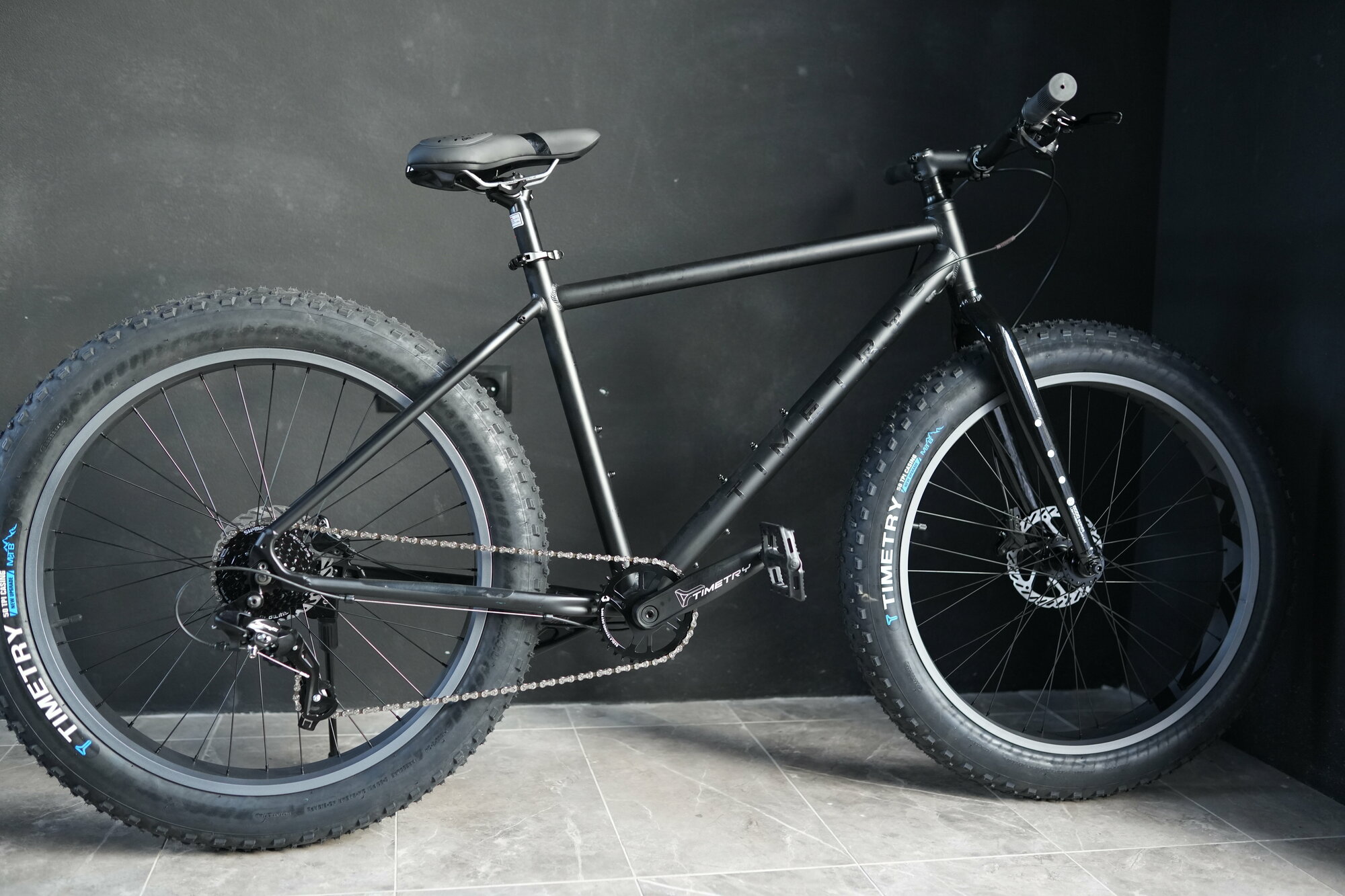 фото Велосипед фэтбайк Fatbike Time Try TT222/8s 26" Алюминиевая рама 19" Гидравлический Тормоз, черный