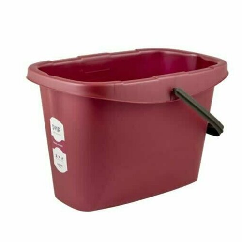 Ведро 13л прямоугольное Классика бордо 1075₽