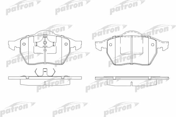 Колодки тормозные передние AUDI A4 95-00, A4 Avant 96-01, VW GOLF III 91-97, GOLF III Variant