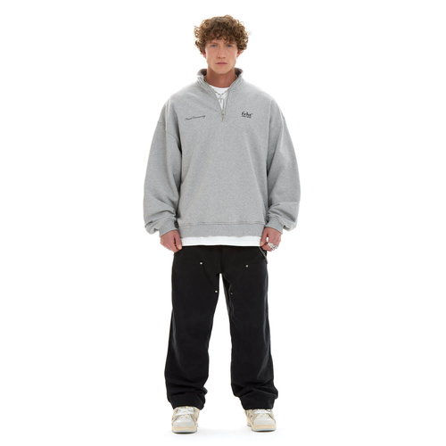 фото Свитшот frht half-zip, размер m, , melange