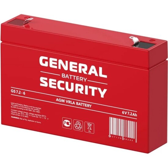 Аккумулятор General Security GS7.2-6