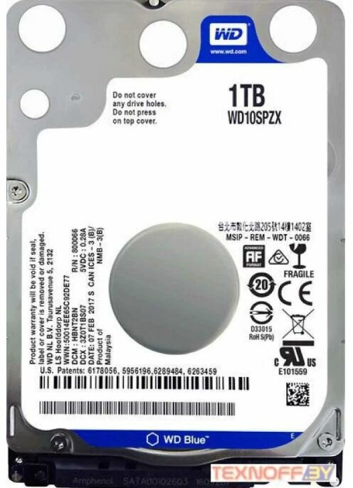 Жесткий диск WD Black , 1Тб, HDD, SATA III, 2.5" - фото №15