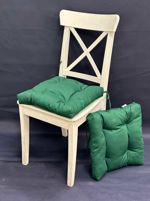 Подушка на стул 40х40 REMA Зеленая