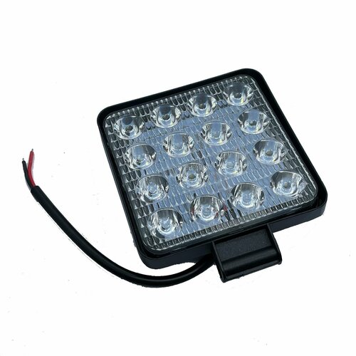 Фара 48w 16x3w LED квадратная 1710₽