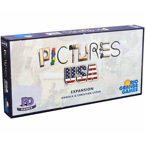 Настольная игра Картинки - дополнение Pictures USA на английском языке