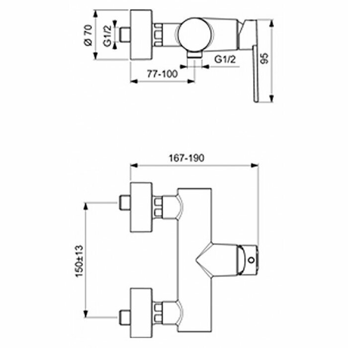 Смеситель для ванны Ideal standard - фото №2