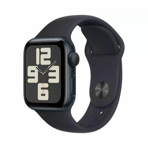 Смарт часы Apple Watch SE 2-е поколение 40MM GPS Midnight Темная ночь Sport Band 26599₽