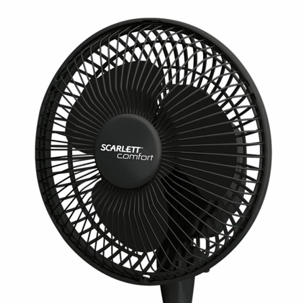 Вентилятор настольный SCARLETT , черный - фото №13