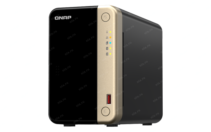 Сетевое хранилище NAS Qnap TS-264-8G черный - фото №17