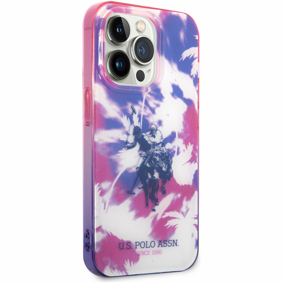 Чехол Polo PC/TPU Dye Palm Doulble Horse logo Hard для iPhone