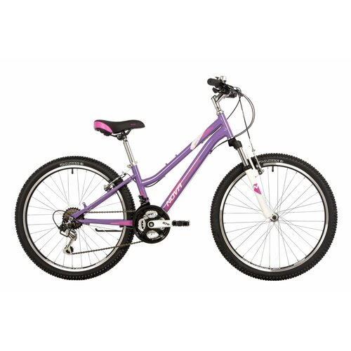 Велосипед NOVATRACK 24 JENNY сталь (2023) 14 пурпурный