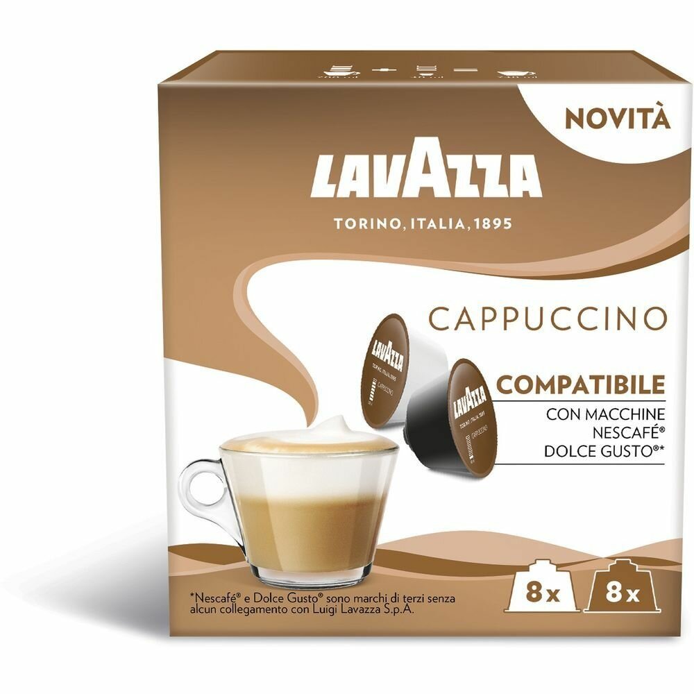 Кофе в капсулах Lavazza Dolce Gusto Cappuccino, 16 шт