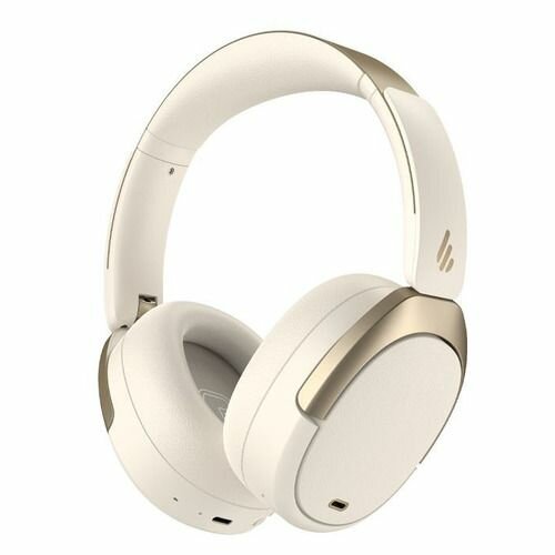 Наушники Edifier WH950NB, Bluetooth, мониторные, слоновая кость/золотистый