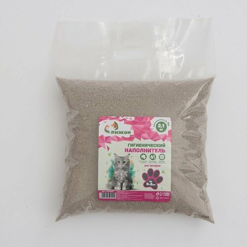 Наполнитель гигиенический Пижон для грызунов фр 0-2 мм 21 кг впитываемость до 4 л 498₽