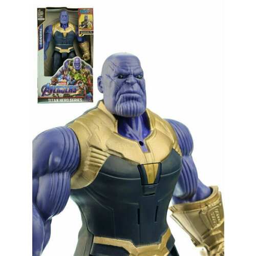 танос фигурка игрушка 30 см суперзлодей марвел thanos Игрушка для мальчика Мстители Танос, Thanos, 30 см.