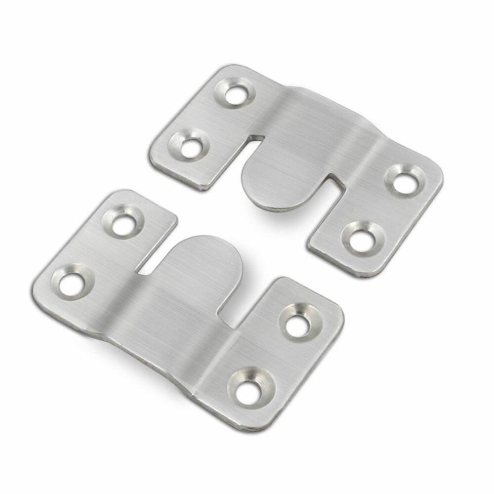 Изображение 4шт Скрытый парный крепеж для зеркала, панелей. Захват мебельный, зацеп.