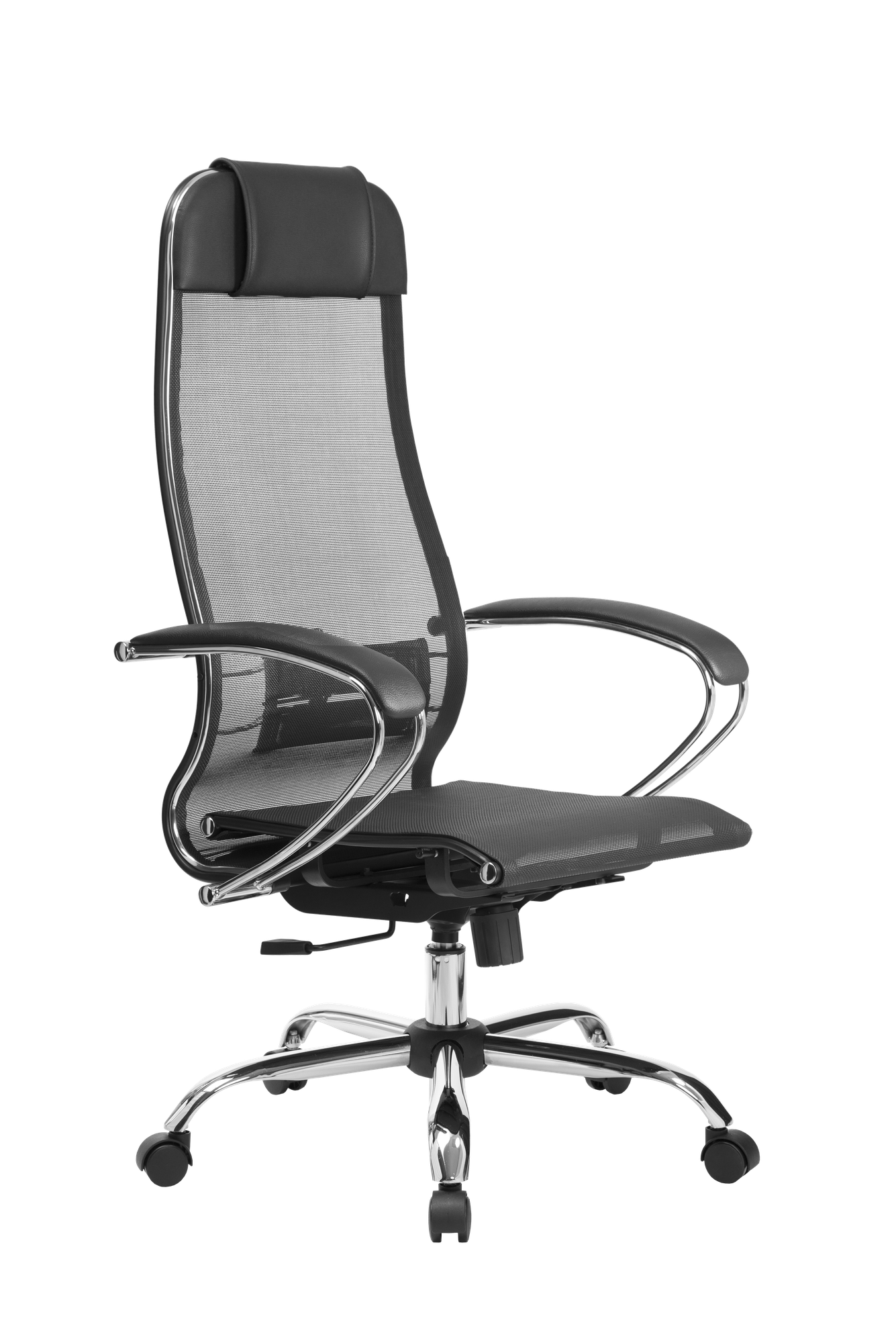 "Metta 4" - компьютерное кресло с механизмом качания/офисное кресло цвет Чёрный