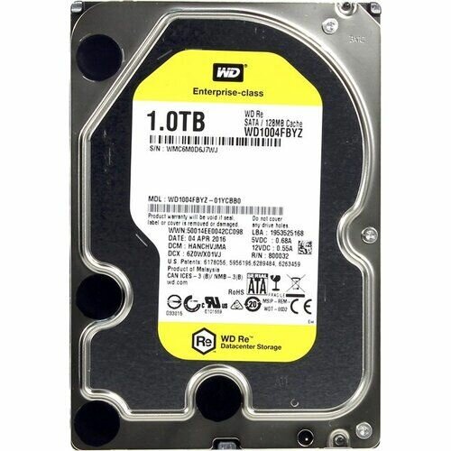 Внутренний жесткий диск Western Digital Black WD1004FBYZ 1 Тб