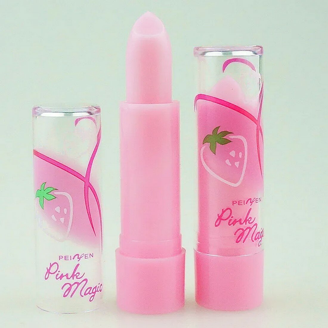 Проявляющаяся Гигиеническая Губная Помада Клубничная Магия Mistine Pink Magic Lip, 3.7 гр