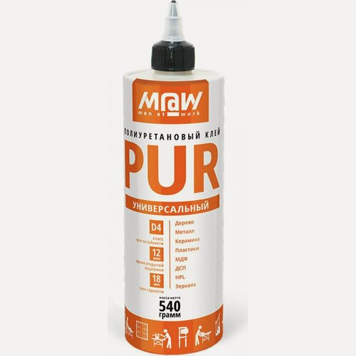 Изображение товара Клей полиуретановый Men at Work PUR универсальный 540 гр 56858