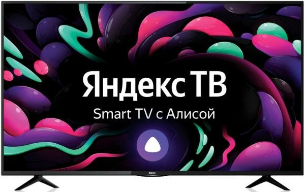 Телевизор LED BBK 50 50LEX-8287/UTS2C Яндекс. ТВ черный 4K Ultra HD 60Hz DVB-T2 DVB-C DVB-S2 USB WiFi Smart TV (RUS)