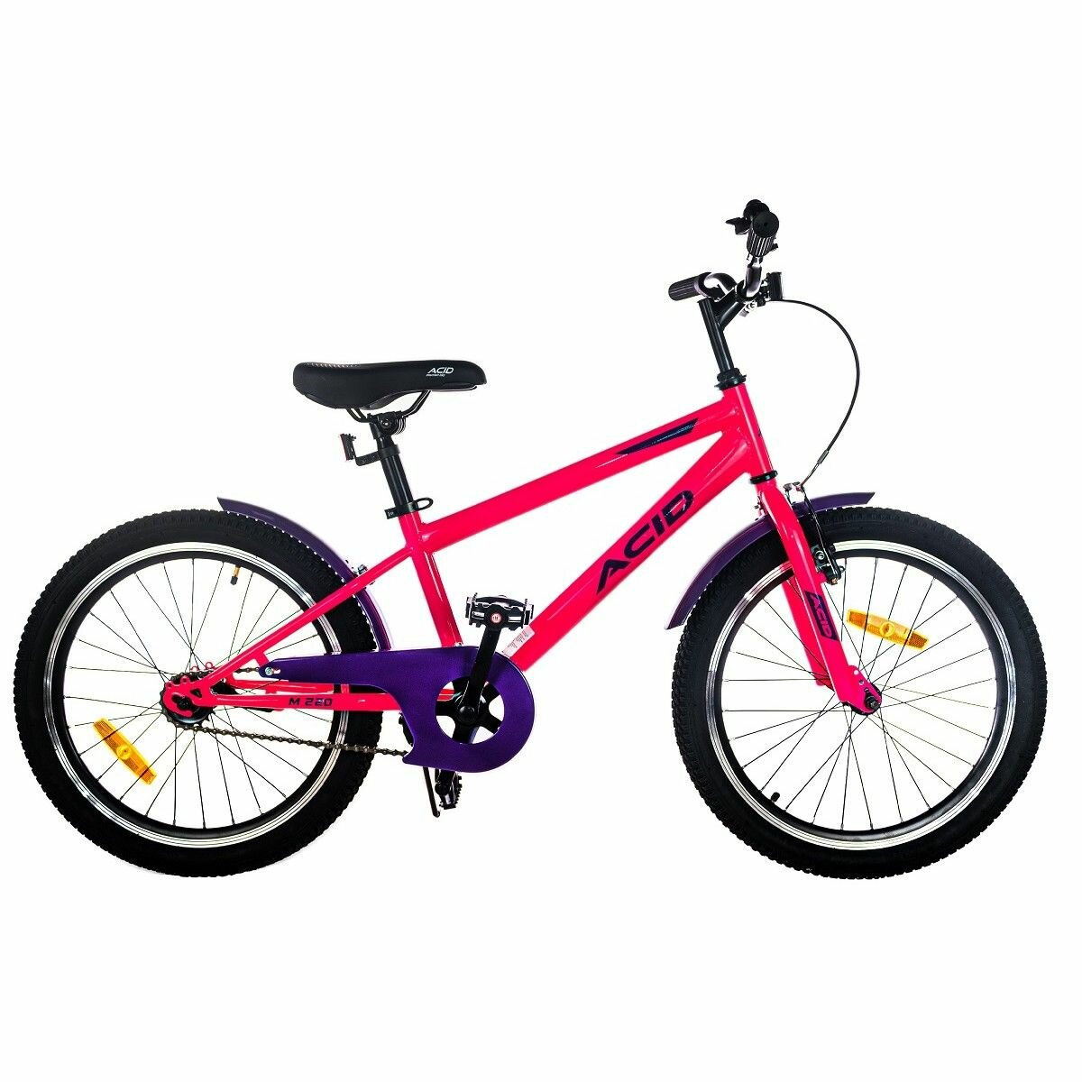 фото Велосипед детский подростковый ACID M 220 20" рама 11" 2024 года розово-фиолетовый